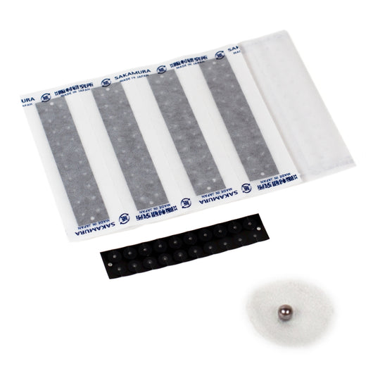 Ear Pellets - Silver Ion Pellet (Clear Tape) - 300/Pack 耳珠（镀银，带透明胶布）