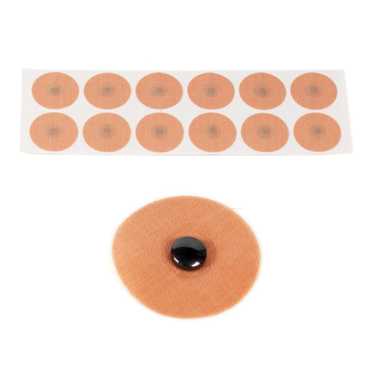 1200 Gauss Magnets - Non-Plated - 12 Pieces/Pack 磁珠（1200高斯，黑色，带皮肤色胶布）