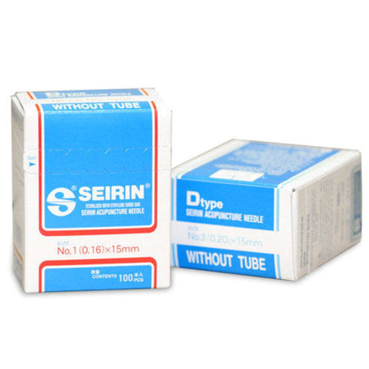 Seirin D-Type Acupuncture Needles (1 Needle WITHOUT Tube)