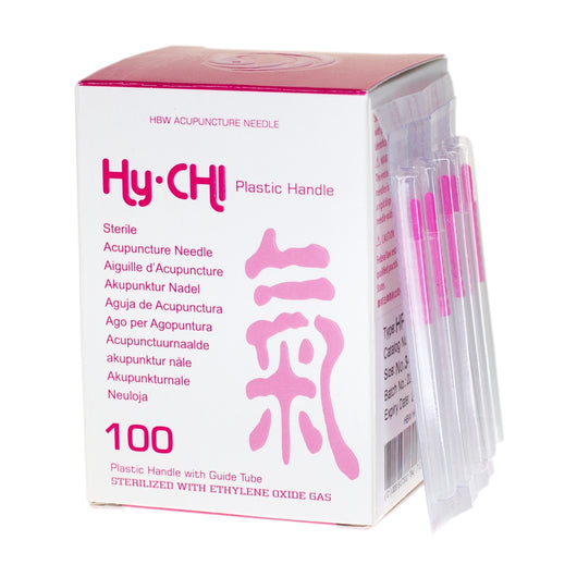 Hy-Chi™ HP-Type Acupuncture Needles (1 Needle/Tube, 100 PCS/Box)